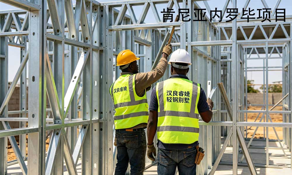 非洲商業(yè)建筑新寵：漢良睿婕輕鋼別墅搭配光伏儲(chǔ)能，省電又可靠(圖1)